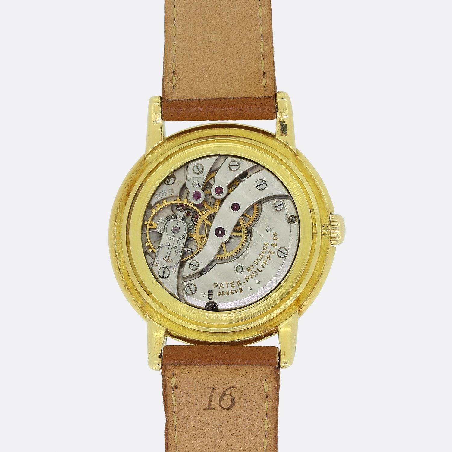 Vintage 1950s Patek Philippe Calatrava Gents Manual Wristwatch Ref 2484 For Sale 2