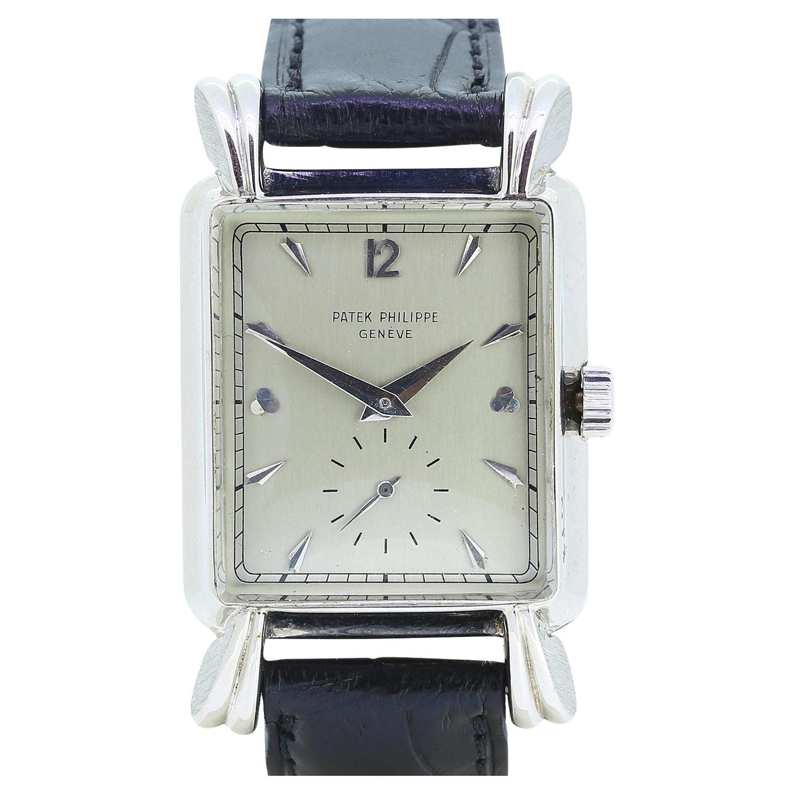 Vintage 1950s Patek Philippe Gents Manual Wristwatch Ref 2440 For Sale