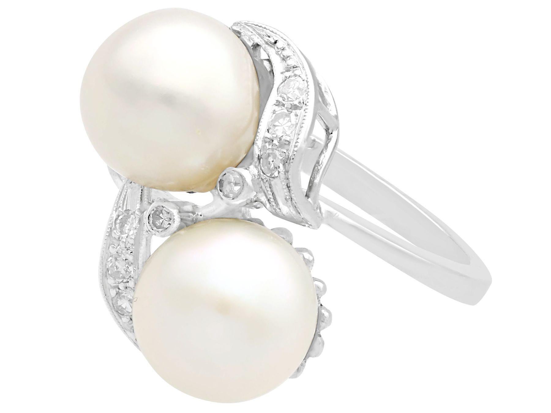 pearl engagement ring vintage