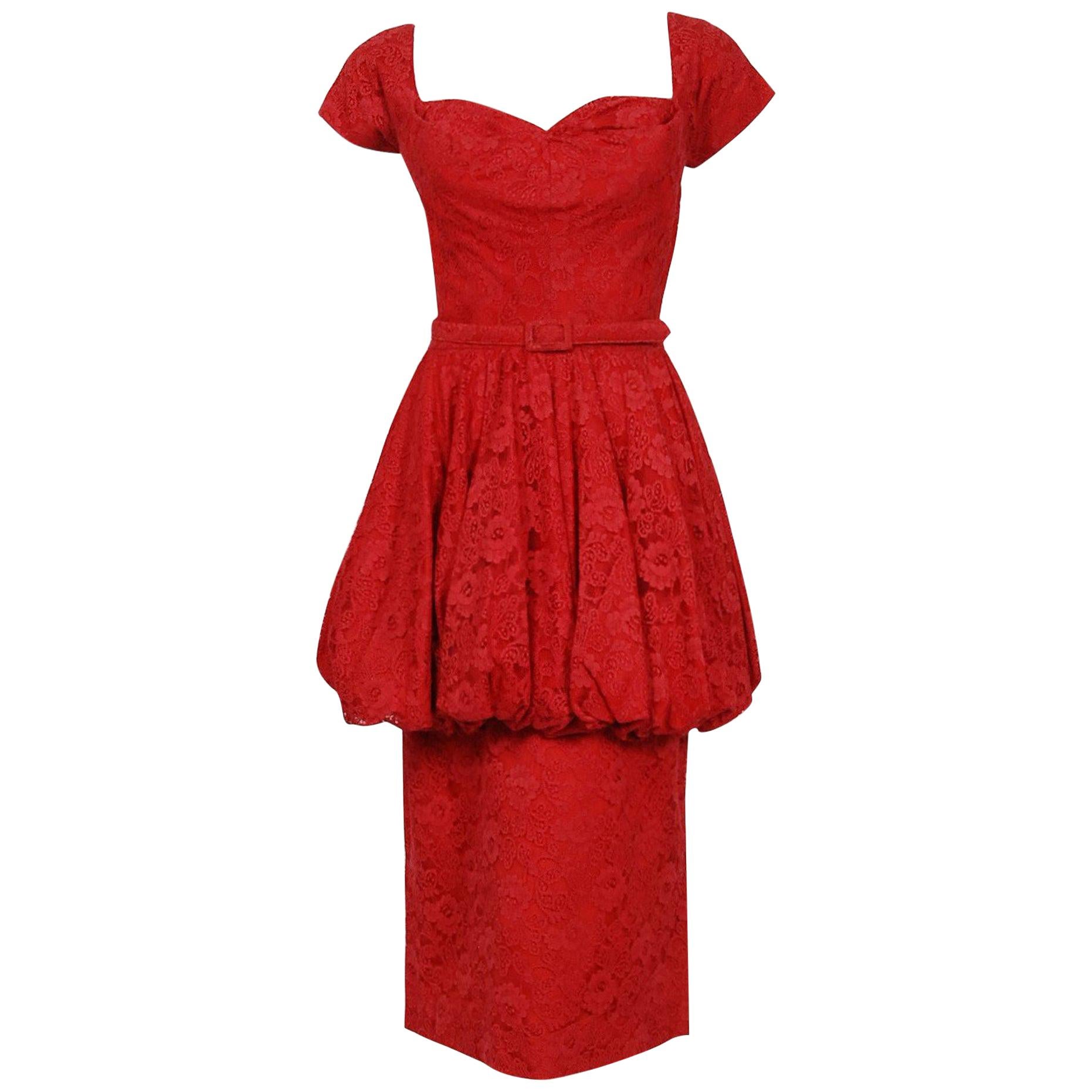 cherry red vintage clothing