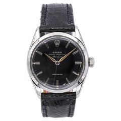 Vintage 1950s Rolex Oyster Perpetual AirKing Stainless Mens Watch Ref. 6480