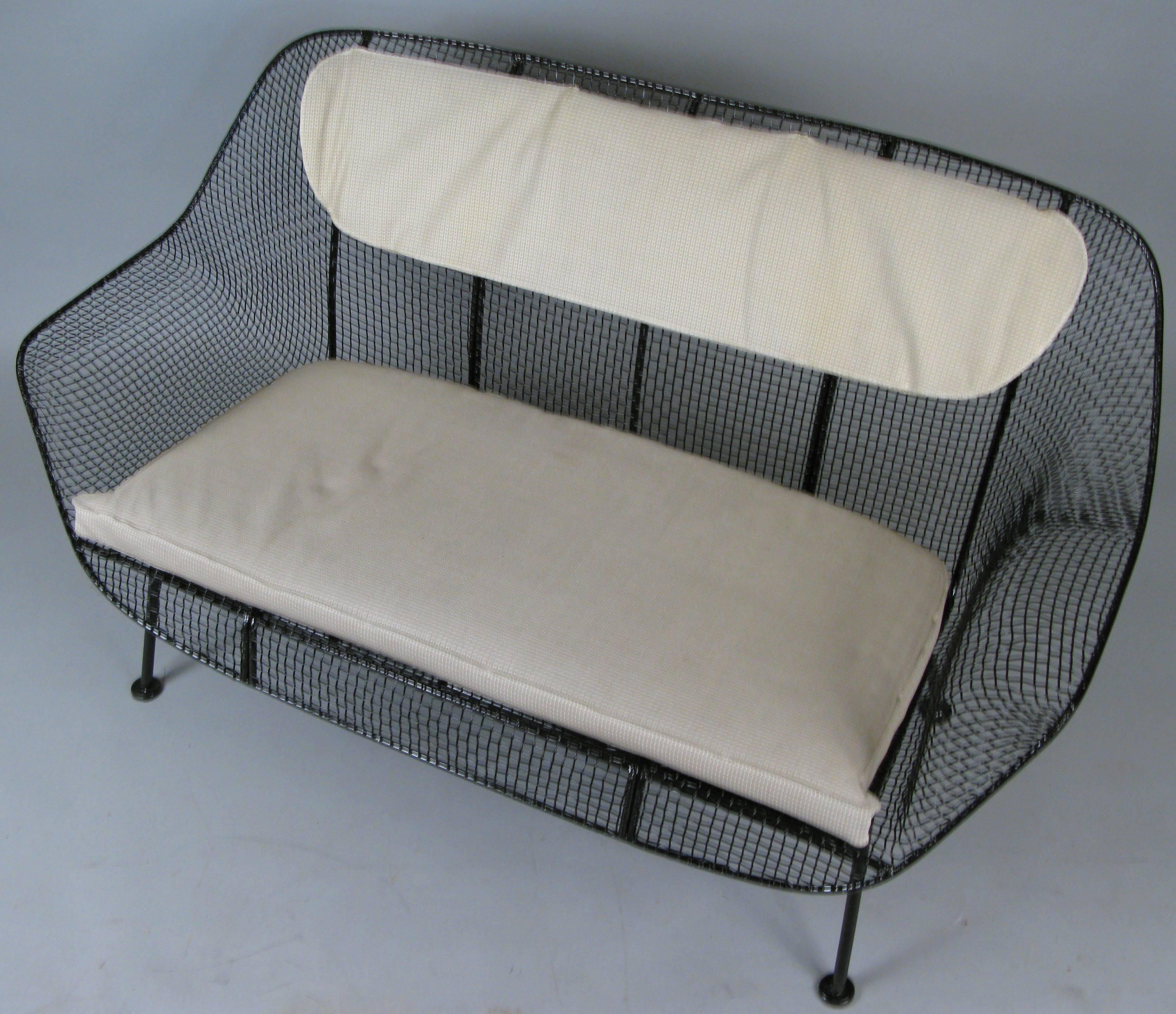 Mid-Century Modern Vintage 1950s Sculptura Settee by Russell Woodard