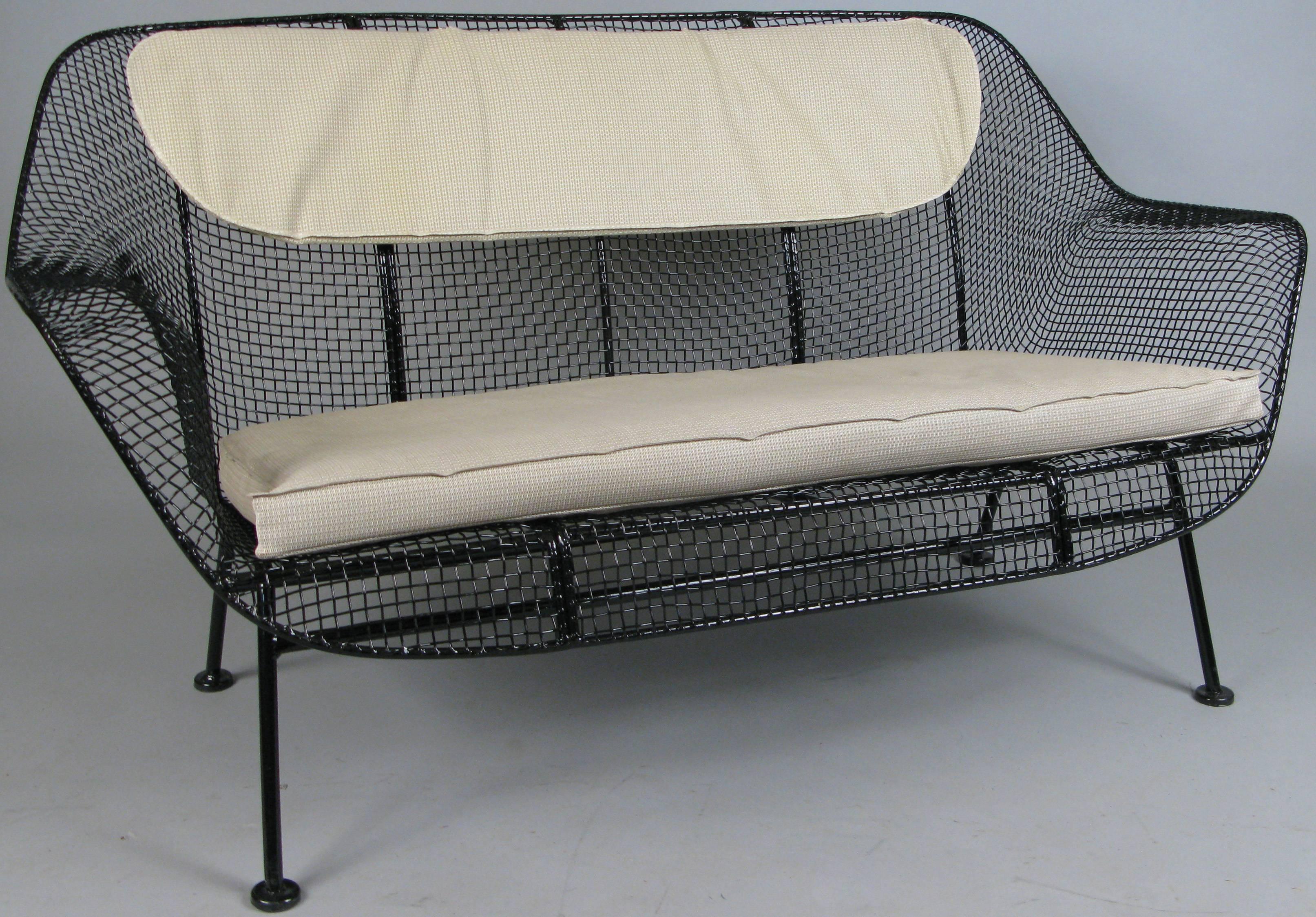 Mid-20th Century Vintage 1950s Sculptura Settee by Russell Woodard