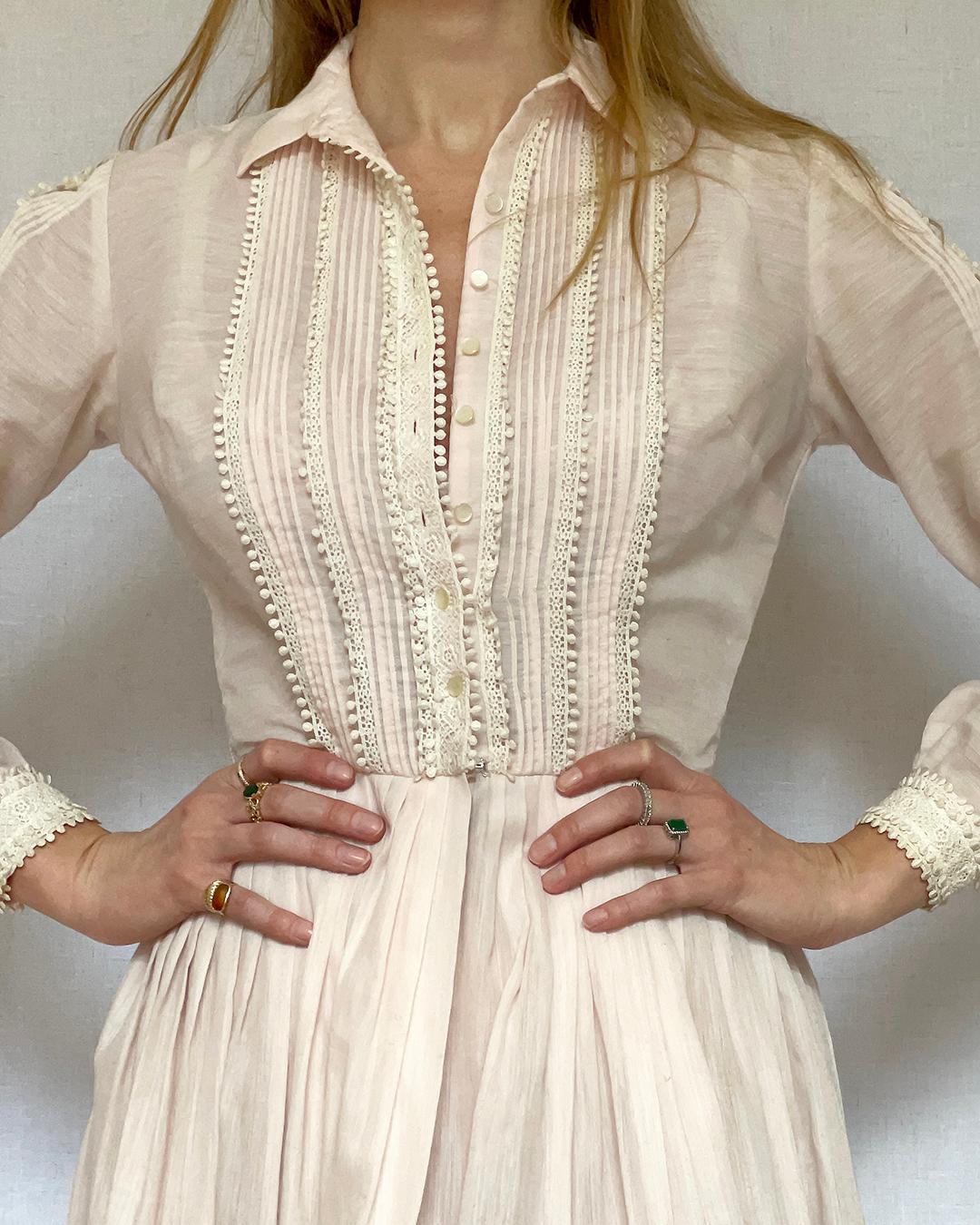  Vintage 1950s Shirtwaist Dress by L'AIGLON For Sale 4