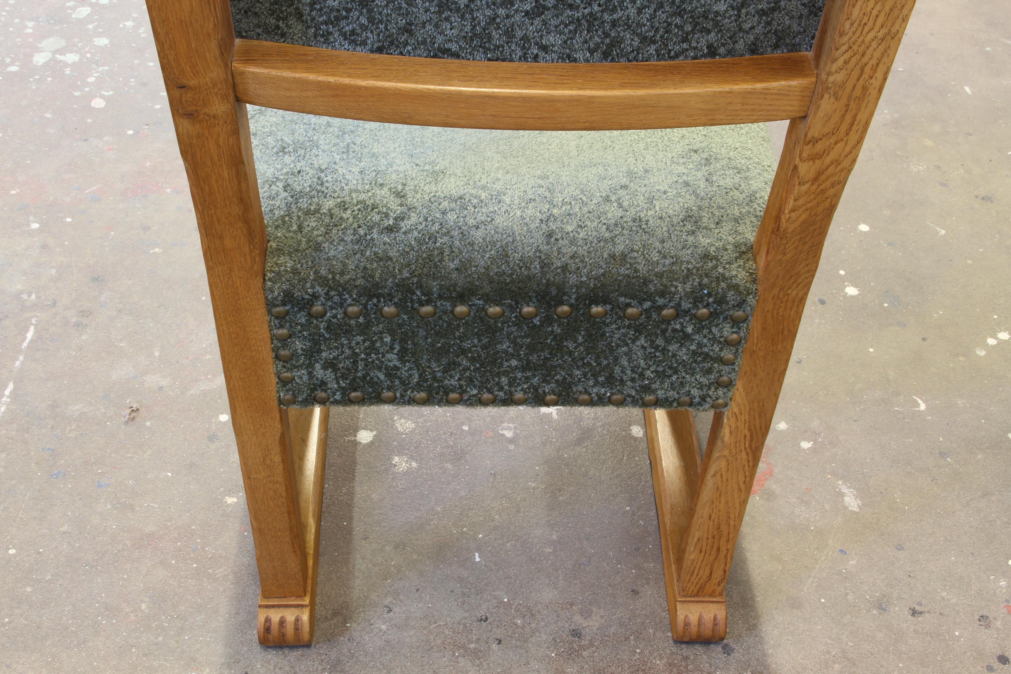 Vintage 1950s Signature, Chaises de salle à manger en Oak massif, Danish Craftmanship en vente 11