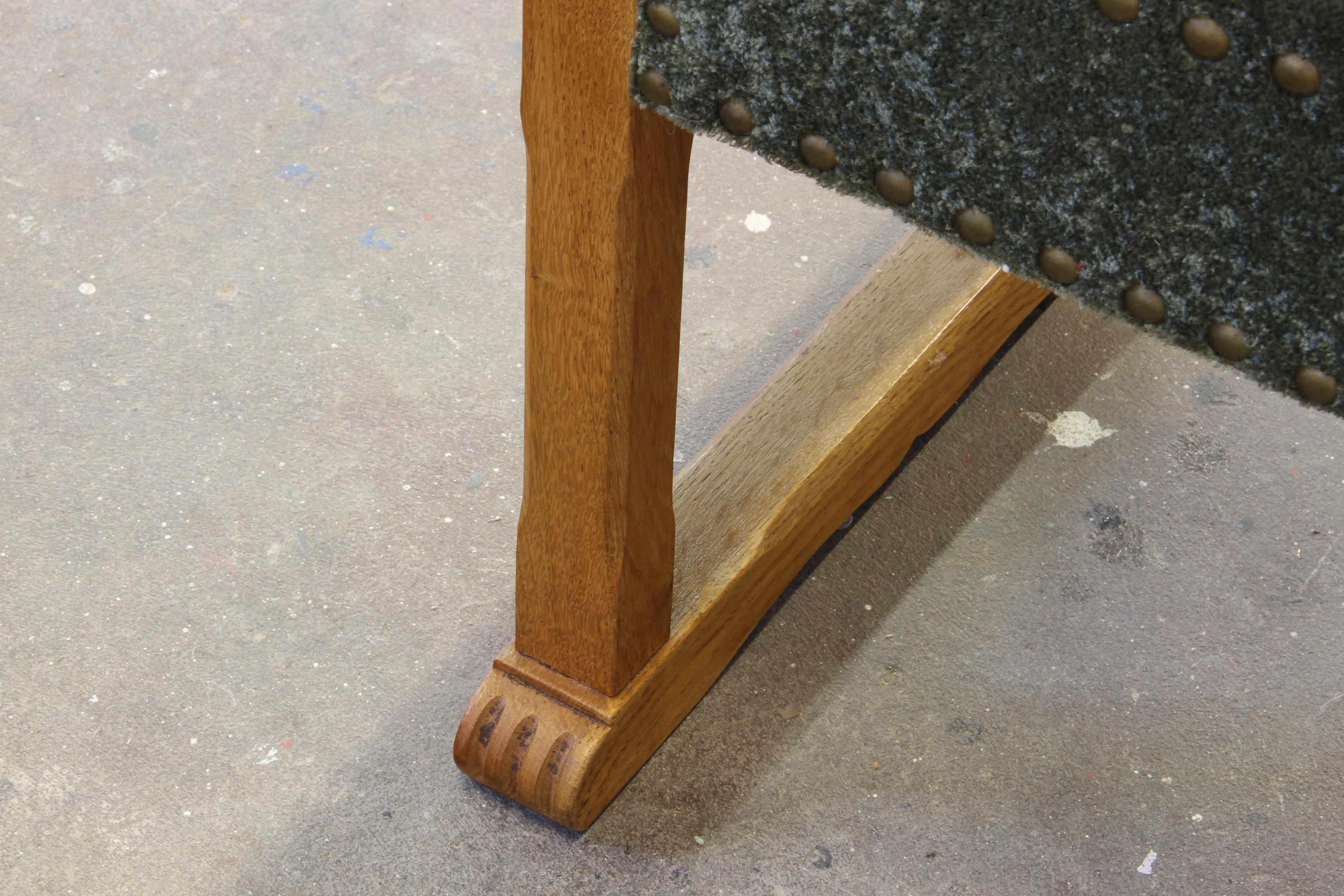 Vintage 1950s Signature, Chaises de salle à manger en Oak massif, Danish Craftmanship en vente 12
