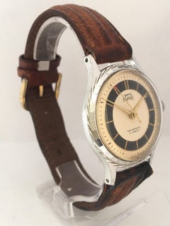 Vintage 1950s Silver Plated Smiths Empire Mechanical Watch