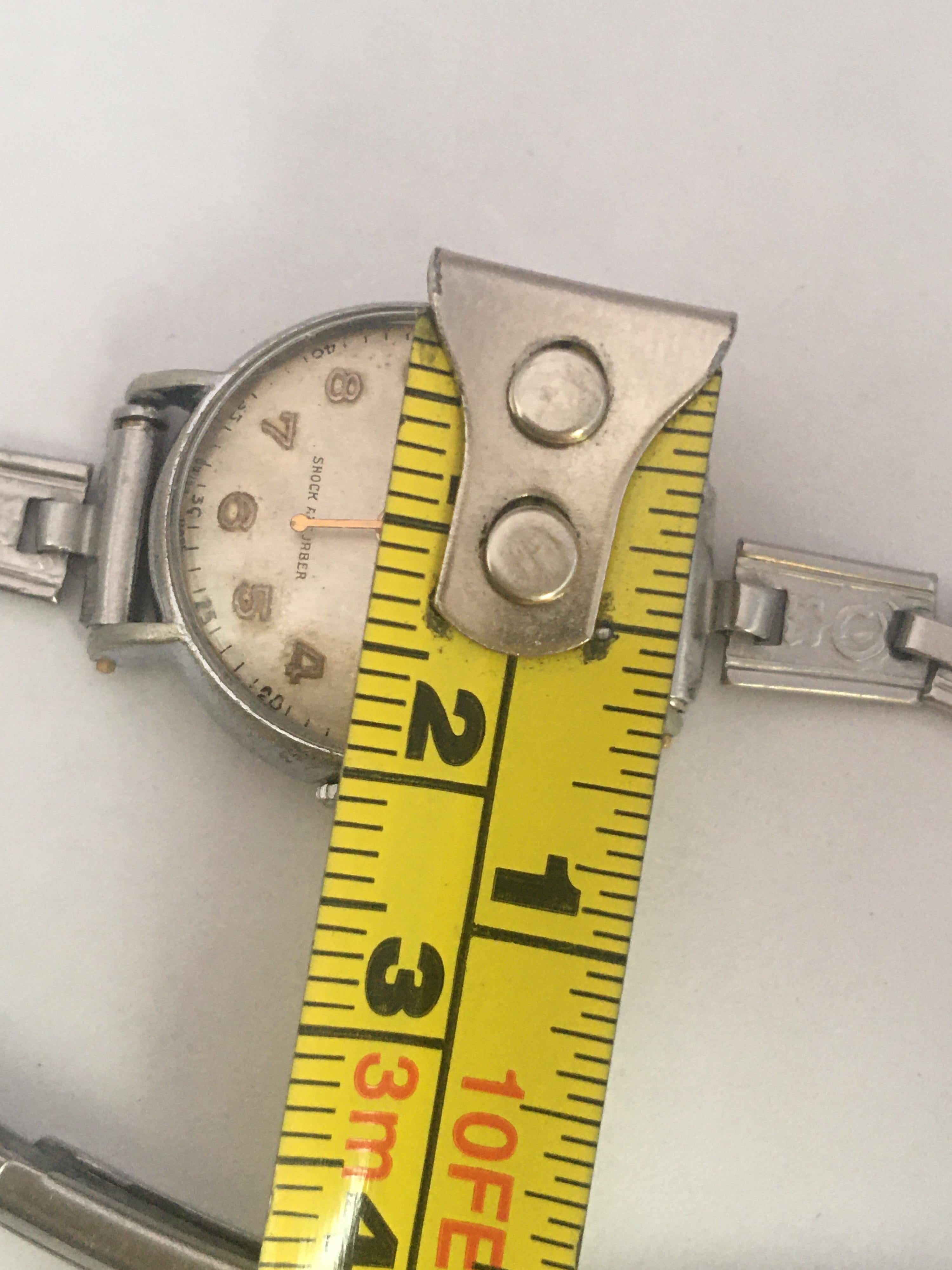 Edelstahl CYMA Damen- Mechanische Uhr, 1950er Jahre im Angebot 4