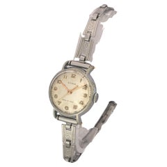 Vintage 1950s Stainless Steel CYMA Ladies Mechanical Watch