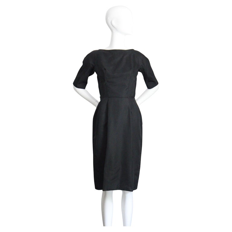 white christmas dresses 1950s Blue Shimmer Metallic Cocktail Party Dress – Ada's Attic Vintage