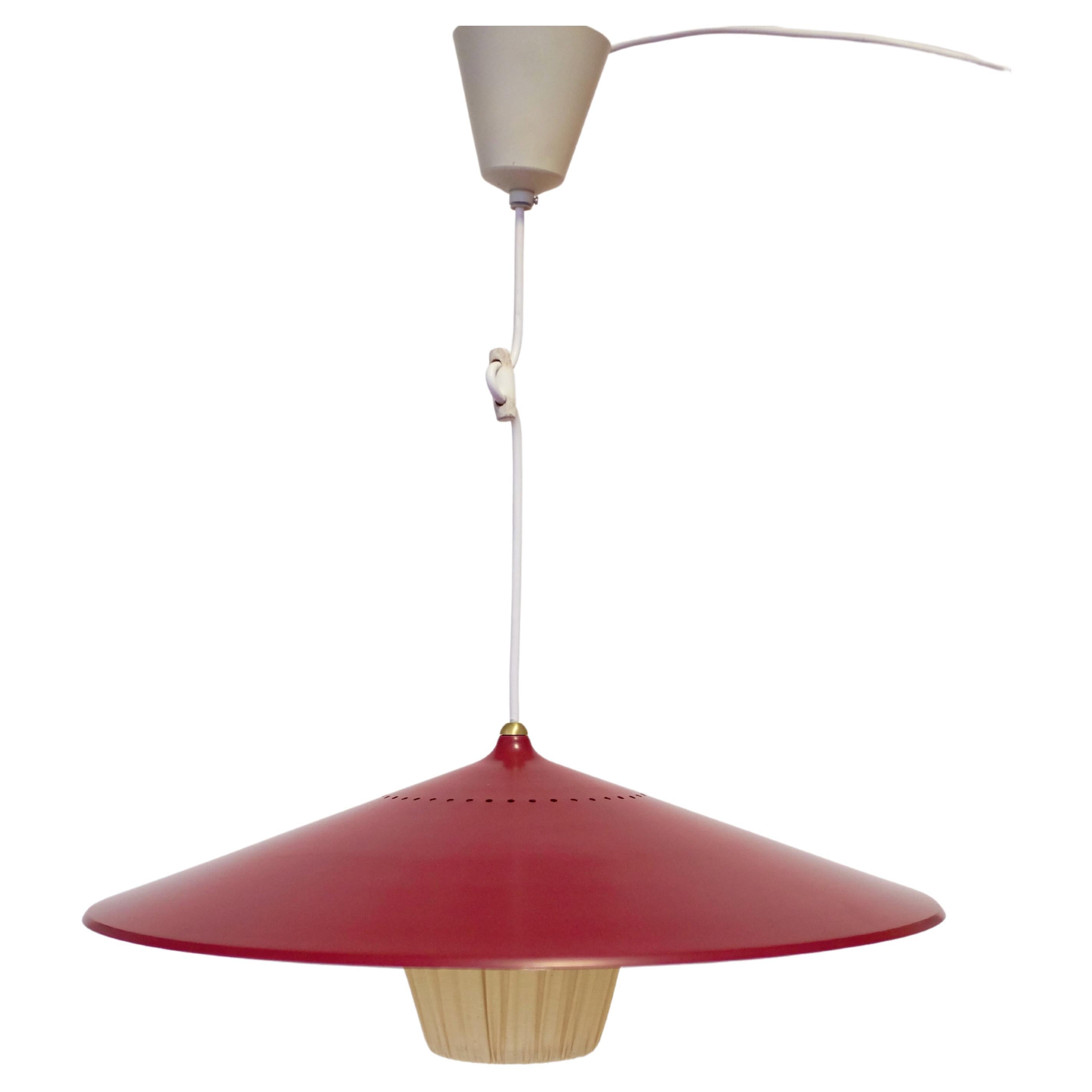 Vintage 1950s Swedish Ceiling Lamp For Sale