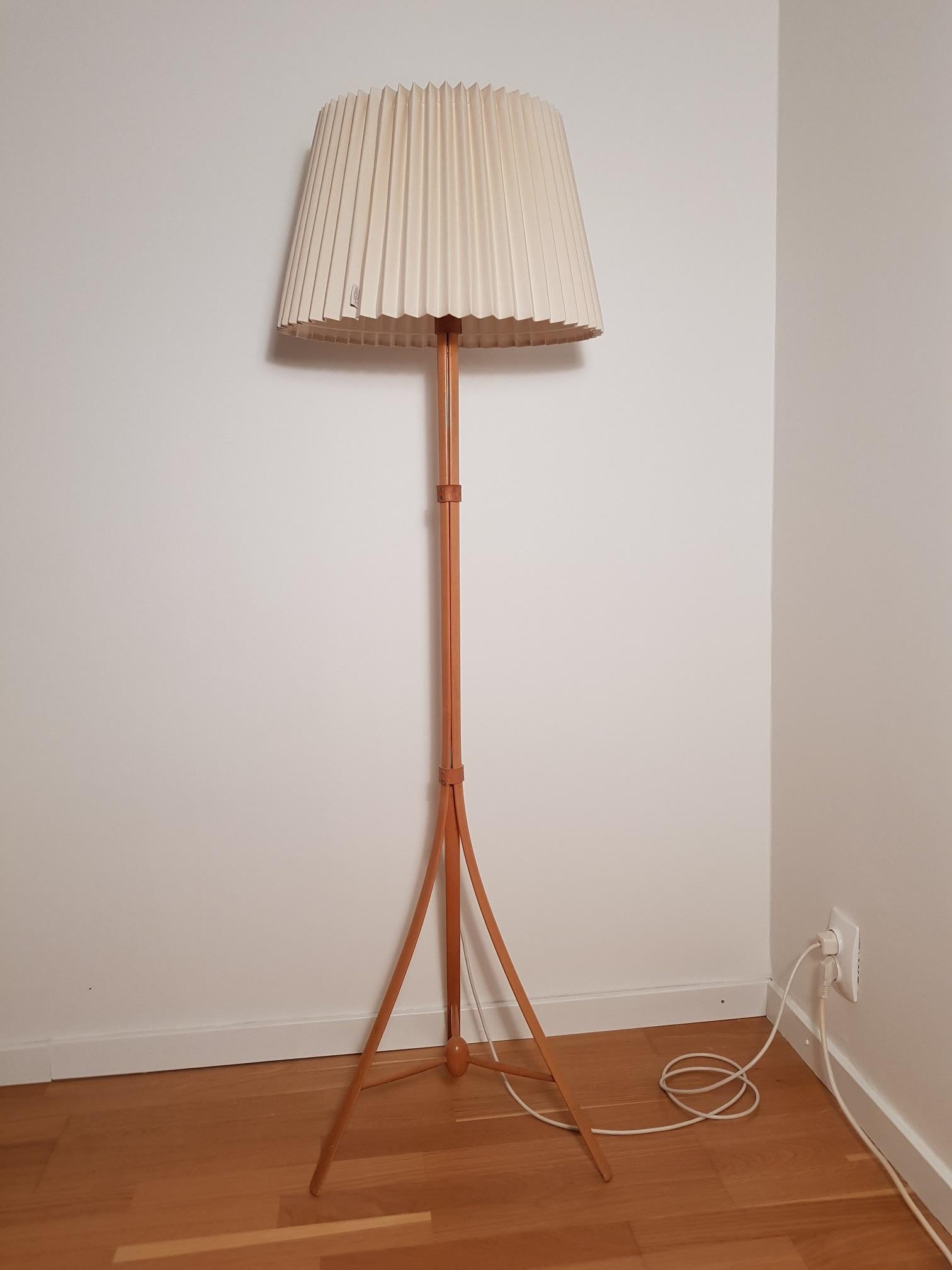 Mid-Century Modern Vintage 1950s Swedish Floor Lamp by Alf Svensson Produced by Bergboms, Sweden For Sale