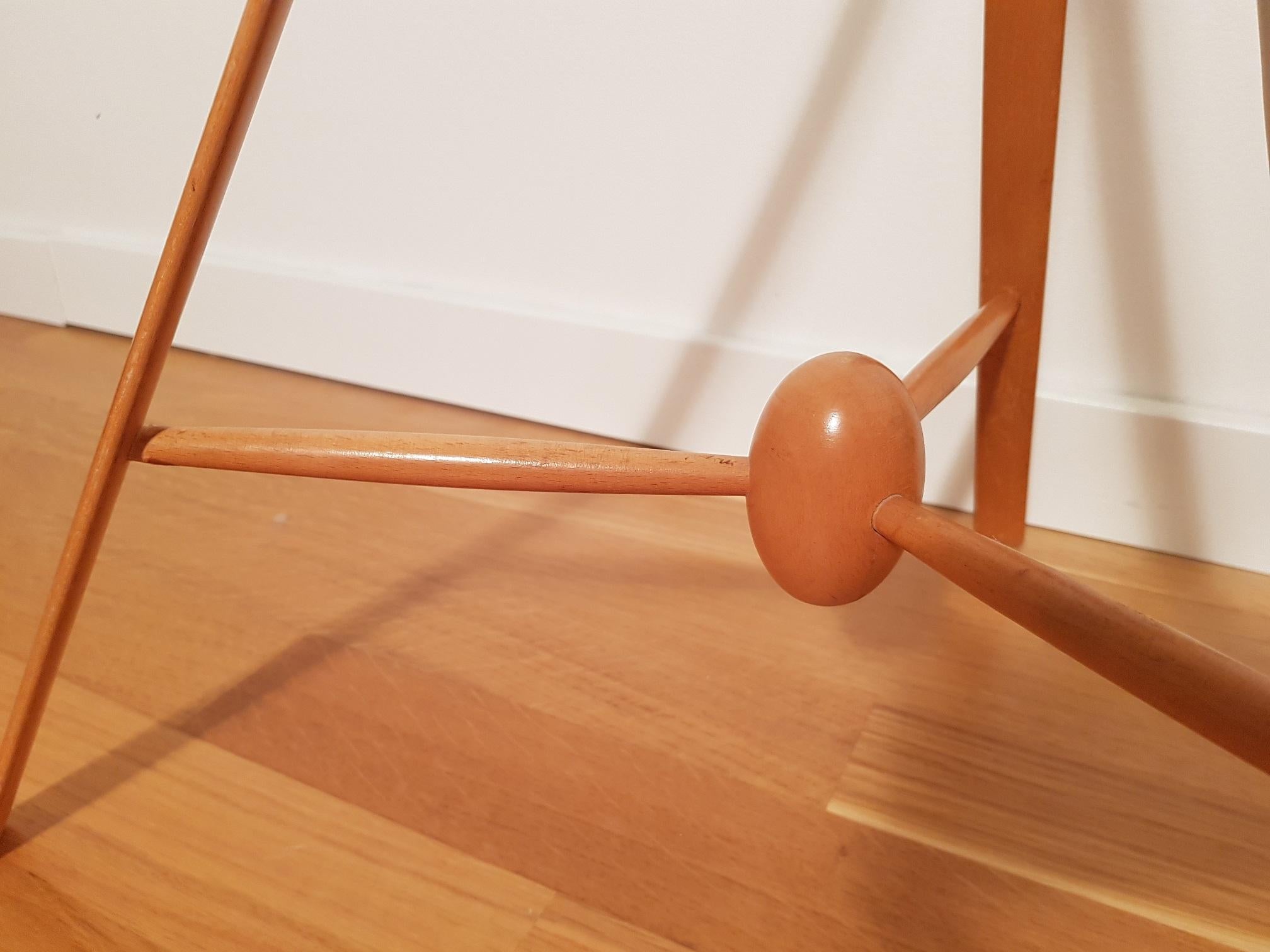 Beech Vintage 1950s Swedish Floor Lamp by Alf Svensson Produced by Bergboms, Sweden For Sale