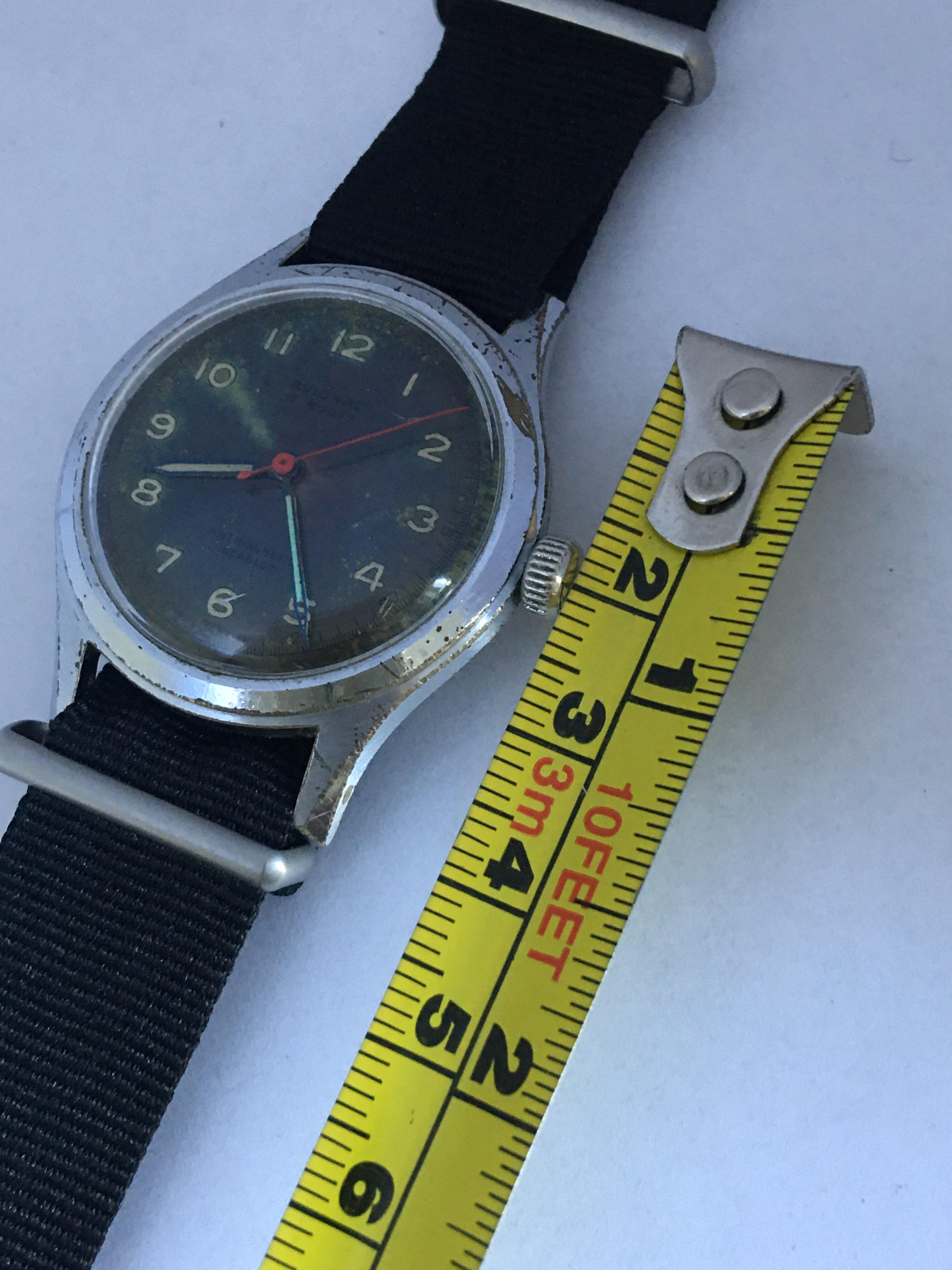 Vintage 1950s Swiss Mechanical Watch For Sale 4