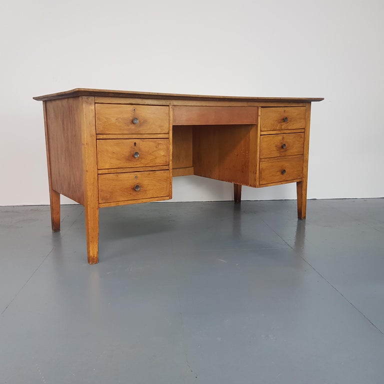 Vintage 1950s Teacher's Desk For Sale at 1stDibs vintage teachers desk, vintage teacher's desk