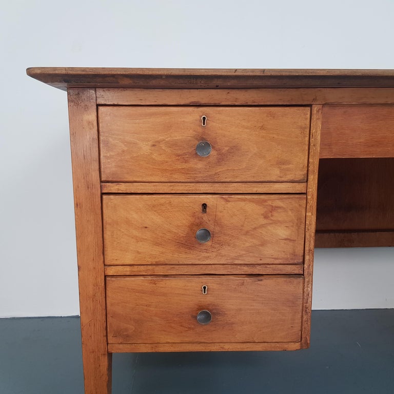 Vintage 1950s Teacher's Desk For Sale at 1stDibs