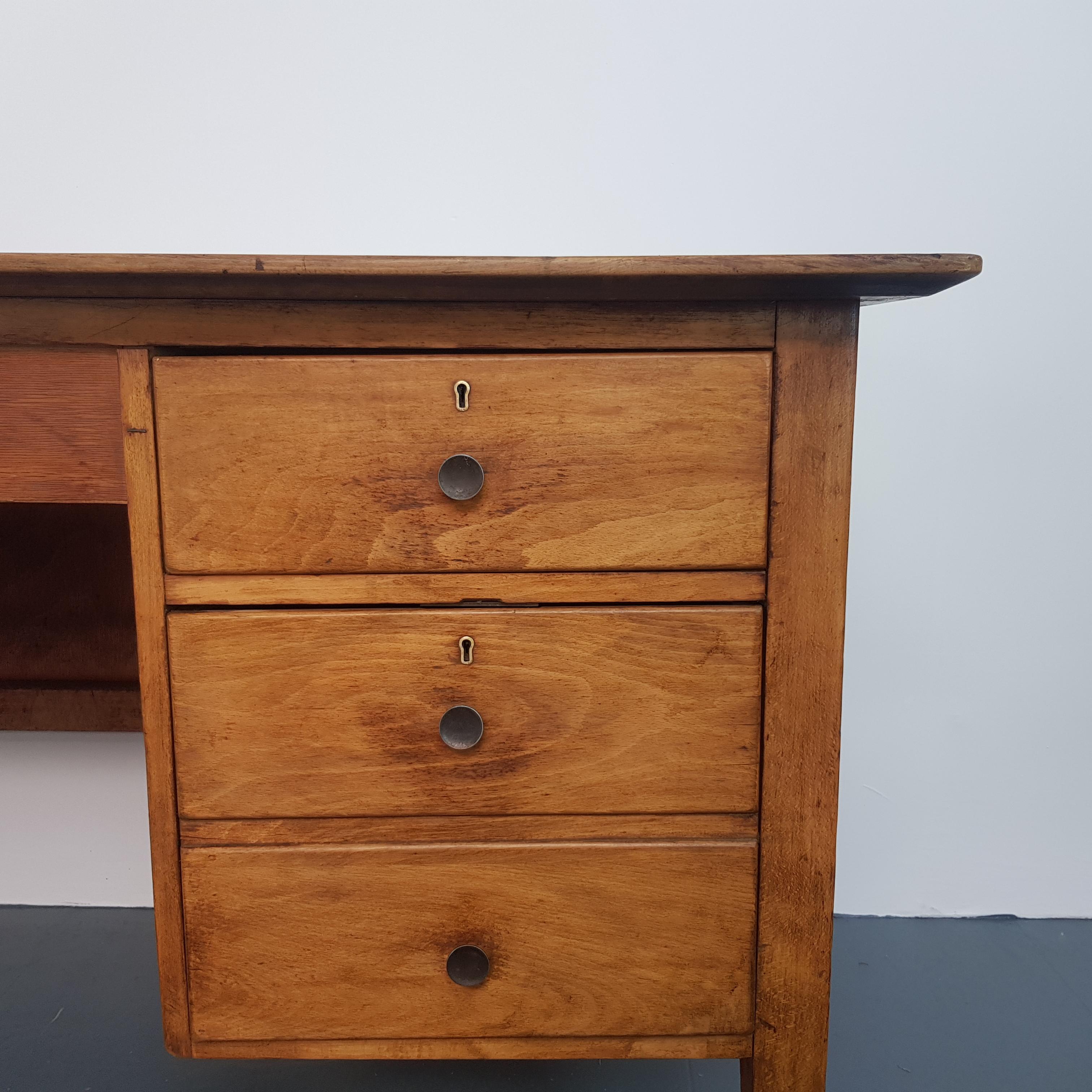 Beech Vintage 1950s Teacher's Desk For Sale