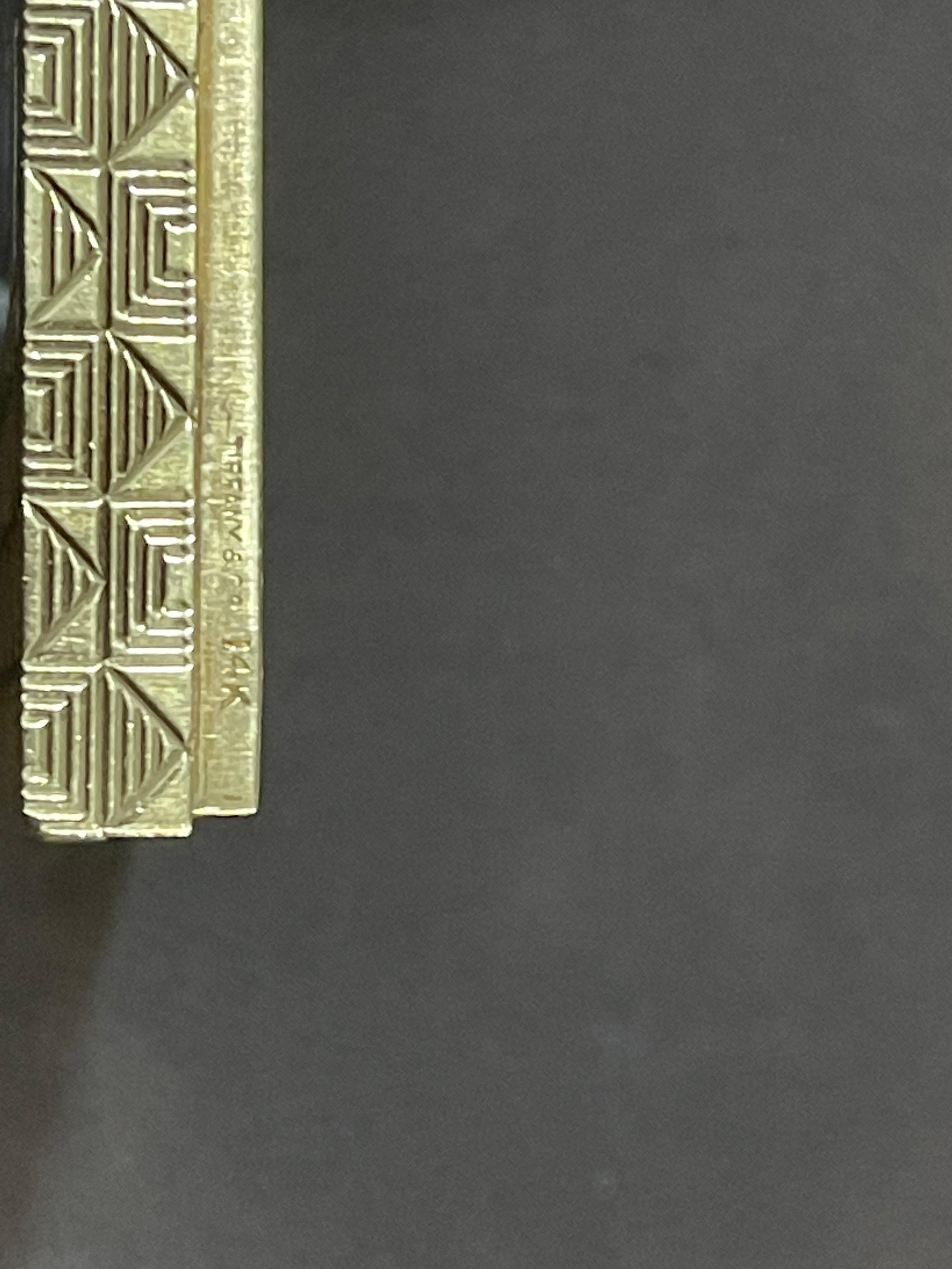 Jahrgang 1950 Tiffany & Co. Gold Puderdose 14 Karat Gelbgold 100 Gramm 2