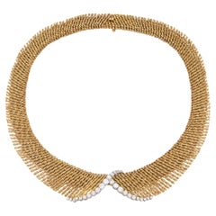 Halskette aus Gold und Diamanten von Van Cleef & Arpels Georges Lenfant, 1950er Jahre