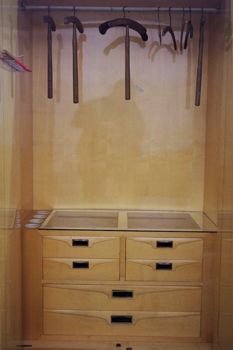 Vintage 1950s Walnut Bedroom Set in the style of Borsani For Sale 6