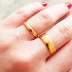 Vintage 1951 22ct Gold Wedding Band Ring