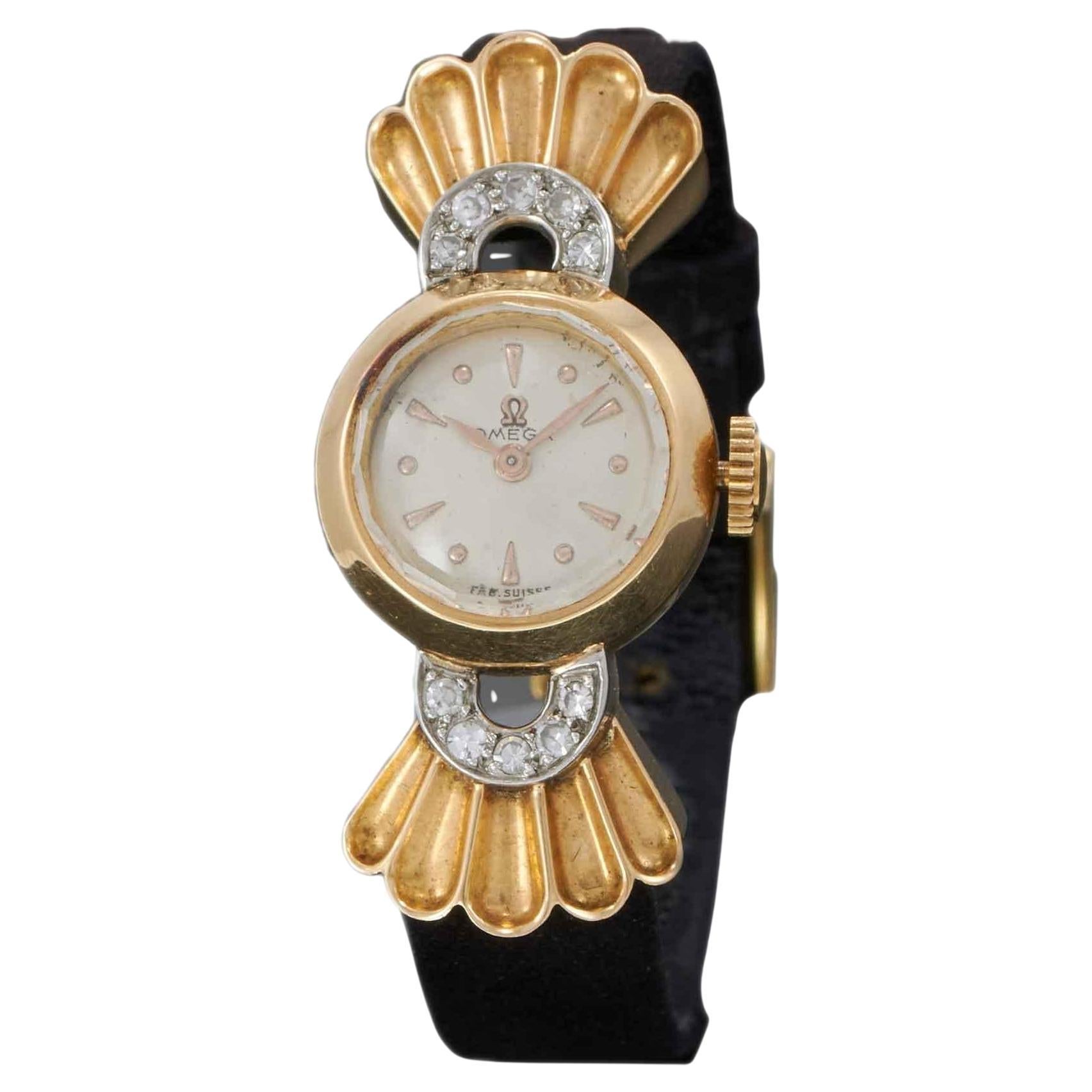 Vintage 1952 Omega Ladies Cocktail Watch – Manual Wind For Sale