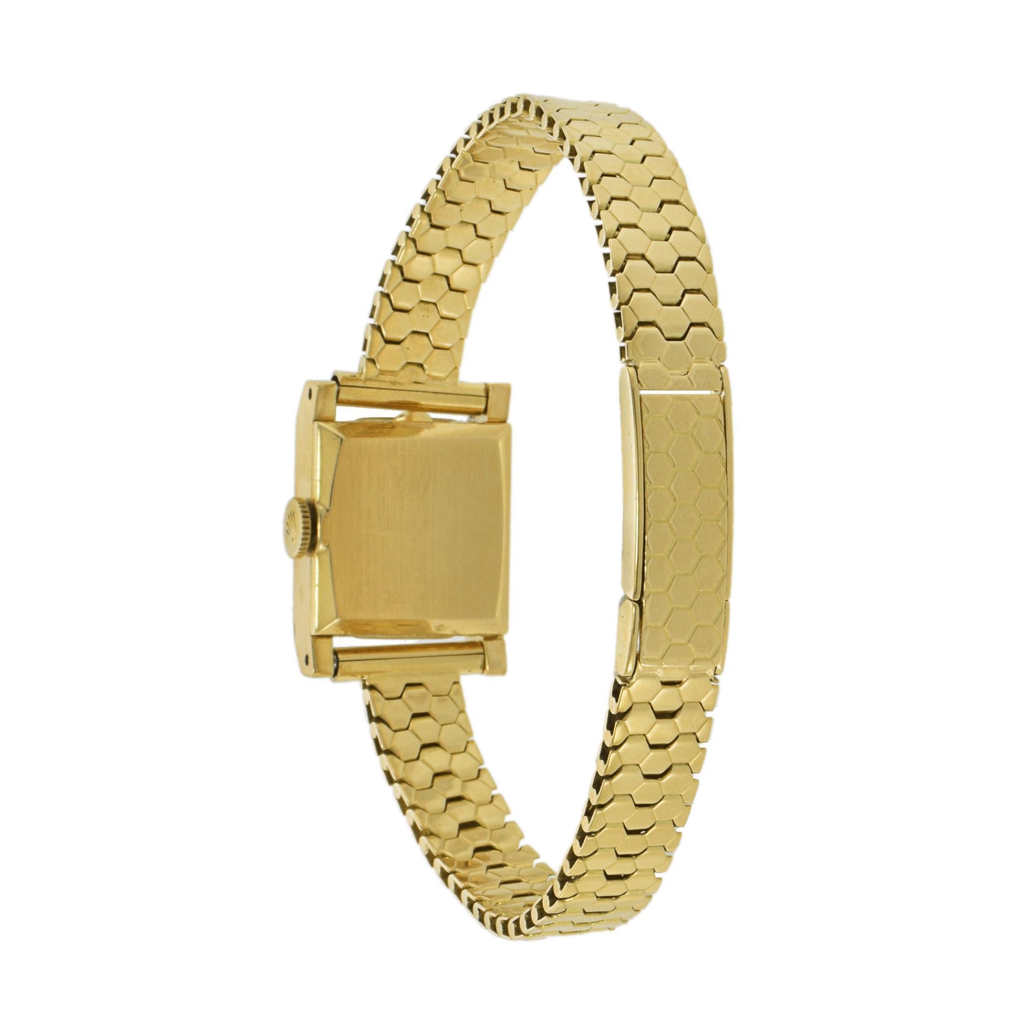 Jahrgang 1952 Rolex Precision 18KT Gelbgold Ref. 8790 im Angebot 2