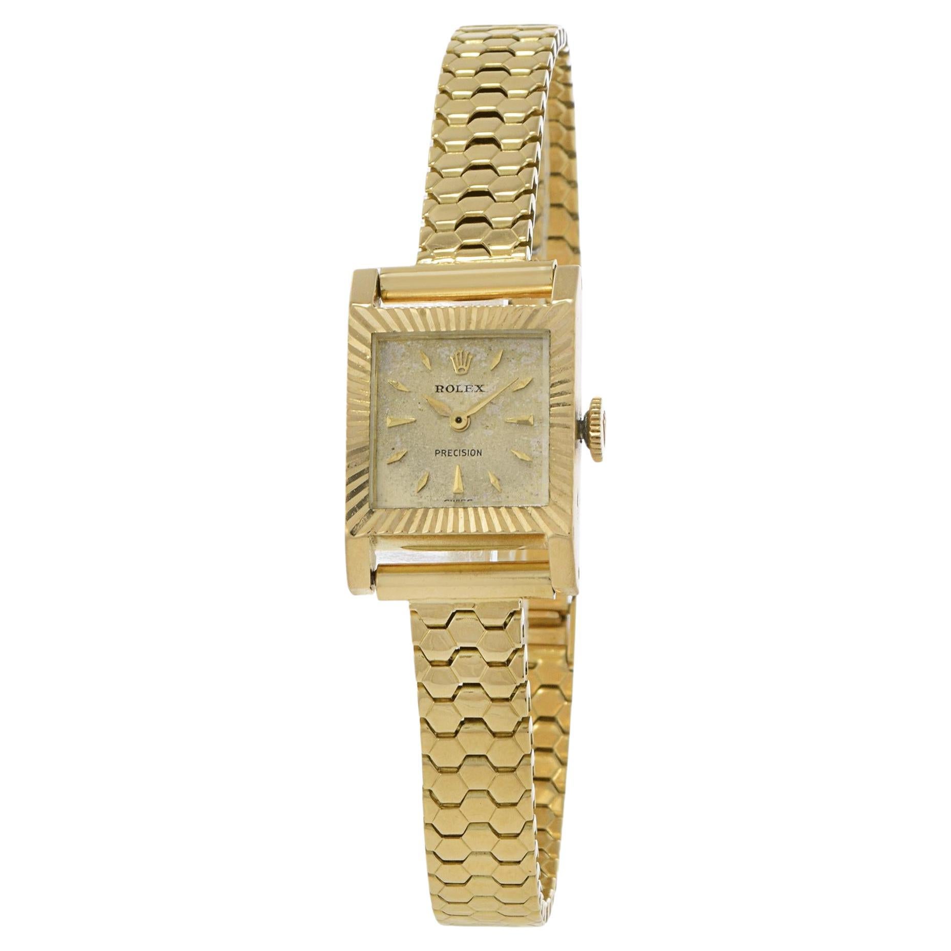 Vintage 1952 Rolex Precision 18KT Yellow Gold Ref. 8790
