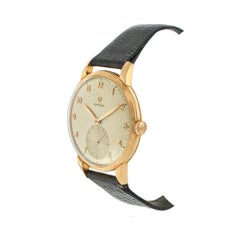 Vintage 1954 Omega 37MM 18KT Rose Gold Ref. 2687 “Jumbo” Papers