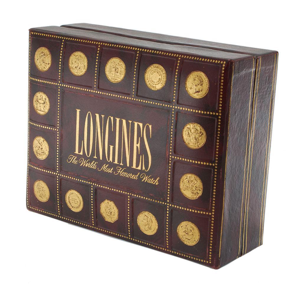 Vintage 1955 Longines Conquest Ref. 9000 Automatikuhr aus Edelstahl im Angebot 4