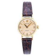 Reloj de mujer Rolex Precision Vintage 1955 de oro amarillo de 14 quilates Ref. 9482