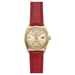 Vintage 1957 Rolex Day-Date 1803 18K YG Champagne Dial Auto 36mm