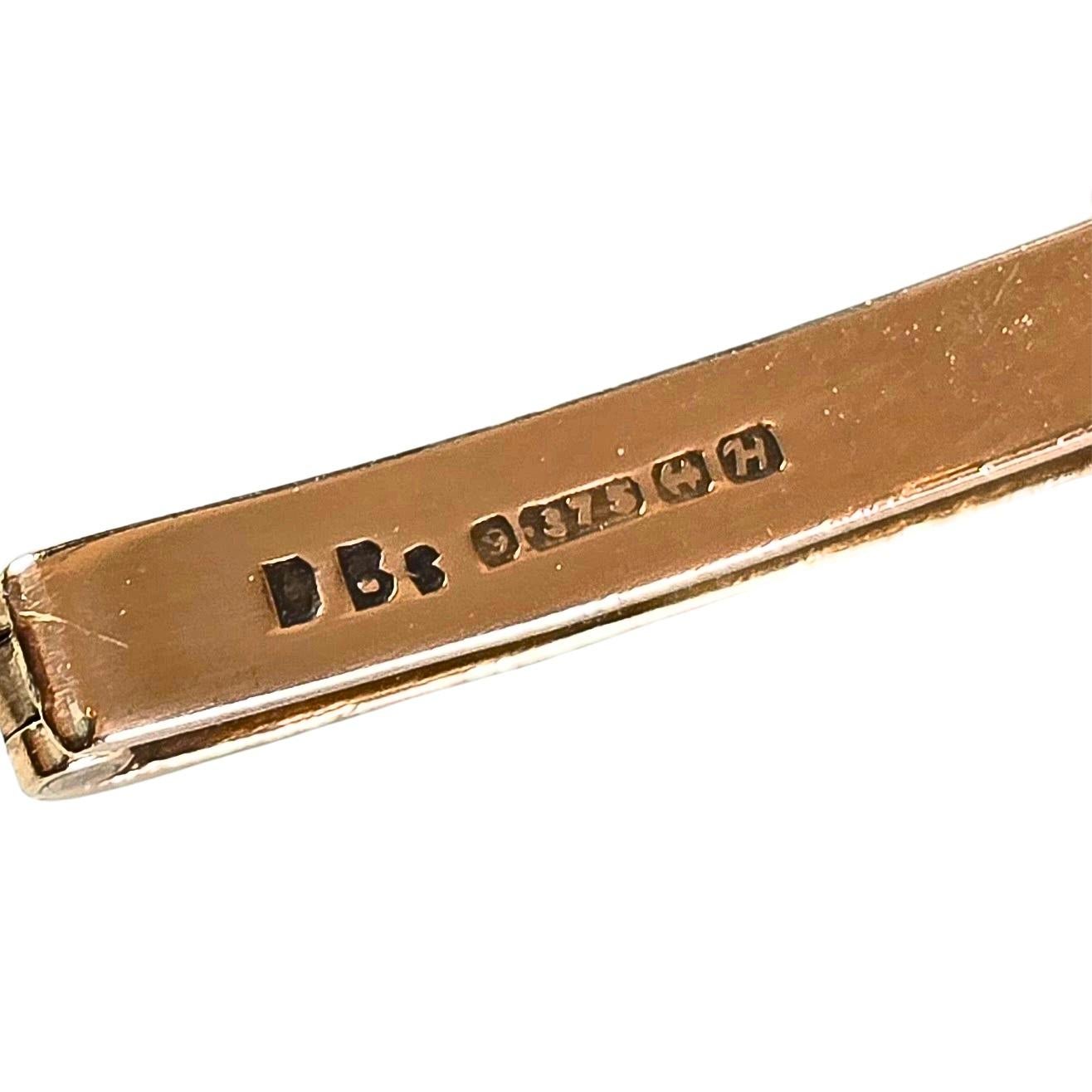 Women's or Men's Vintage 1957 Tissot 9k Gold Ladies Watch with Original Box Full UK Hallmark