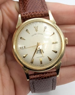 Reloj automático Favre-Leuba de 1958, de acero inoxidable