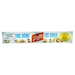 Vintage 1958 Jos. Schiltz Large 73" Lighted Brewing Beer Advertisement Bar Sign