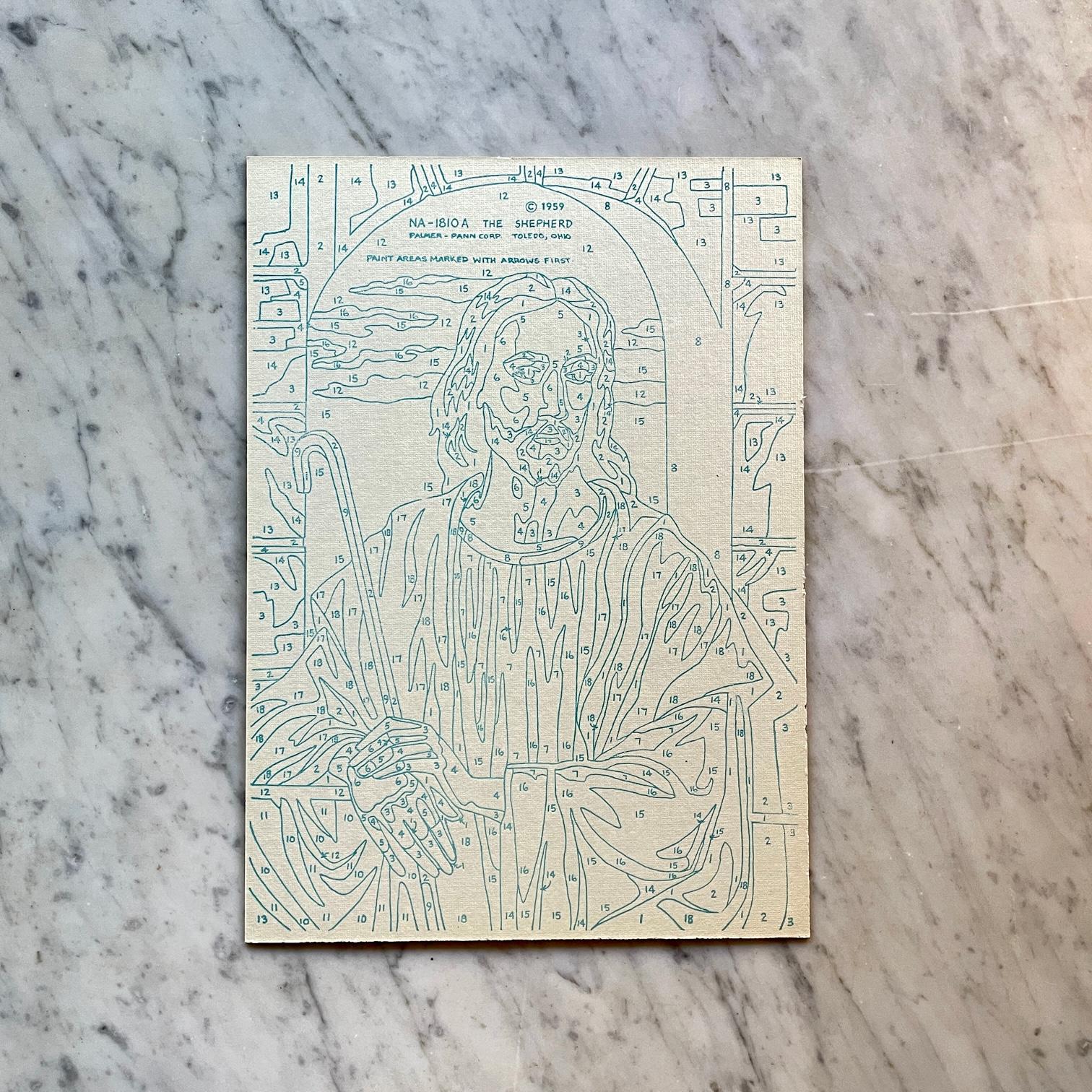 jesus paint by numbers