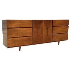 Vintage 1960 Mid-Century American of Martinsville Dresser with Mirror