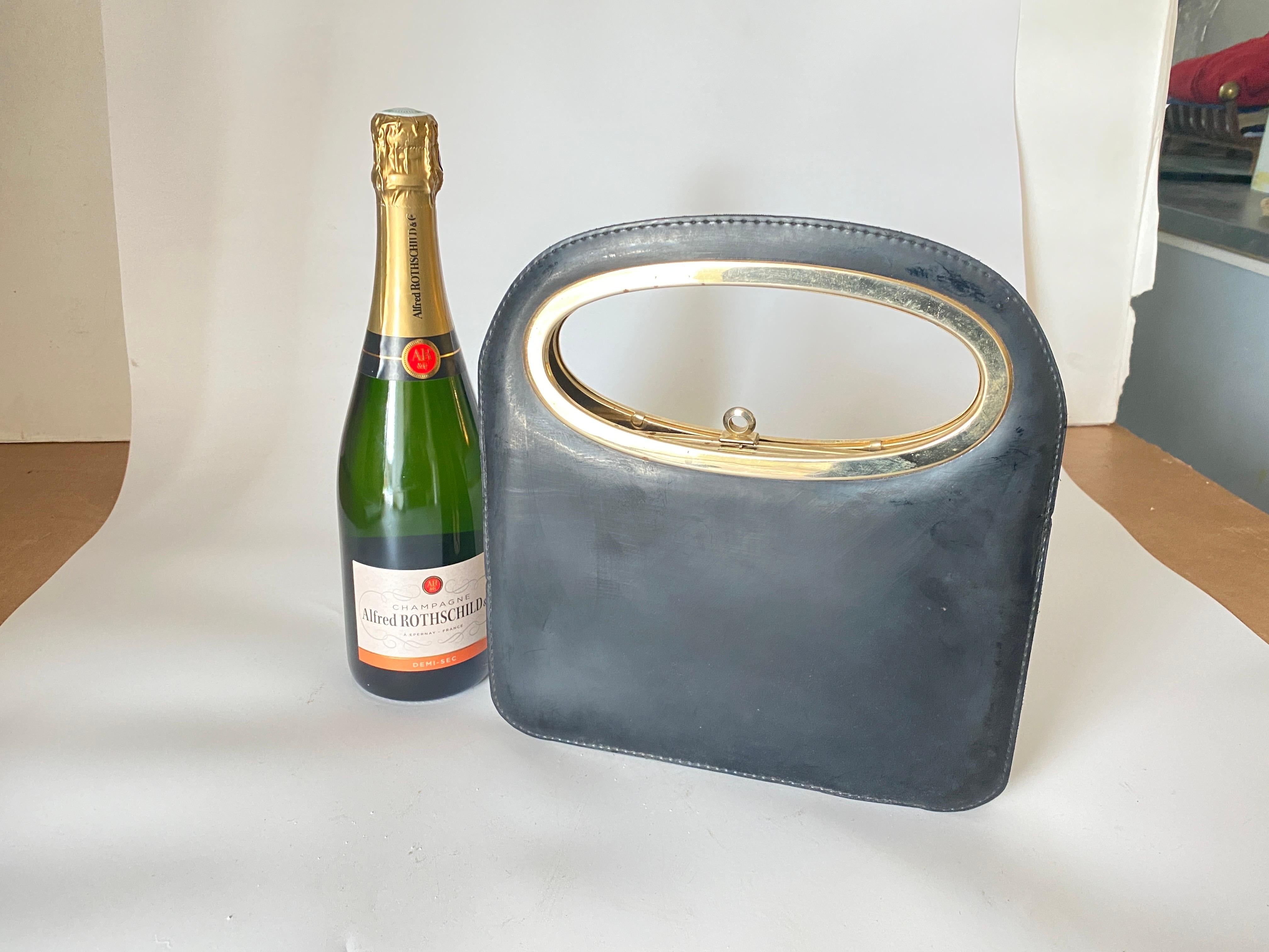 Vintage 1960 Purse Ladies Clutch Hand Bag, France, 1960 For Sale 1