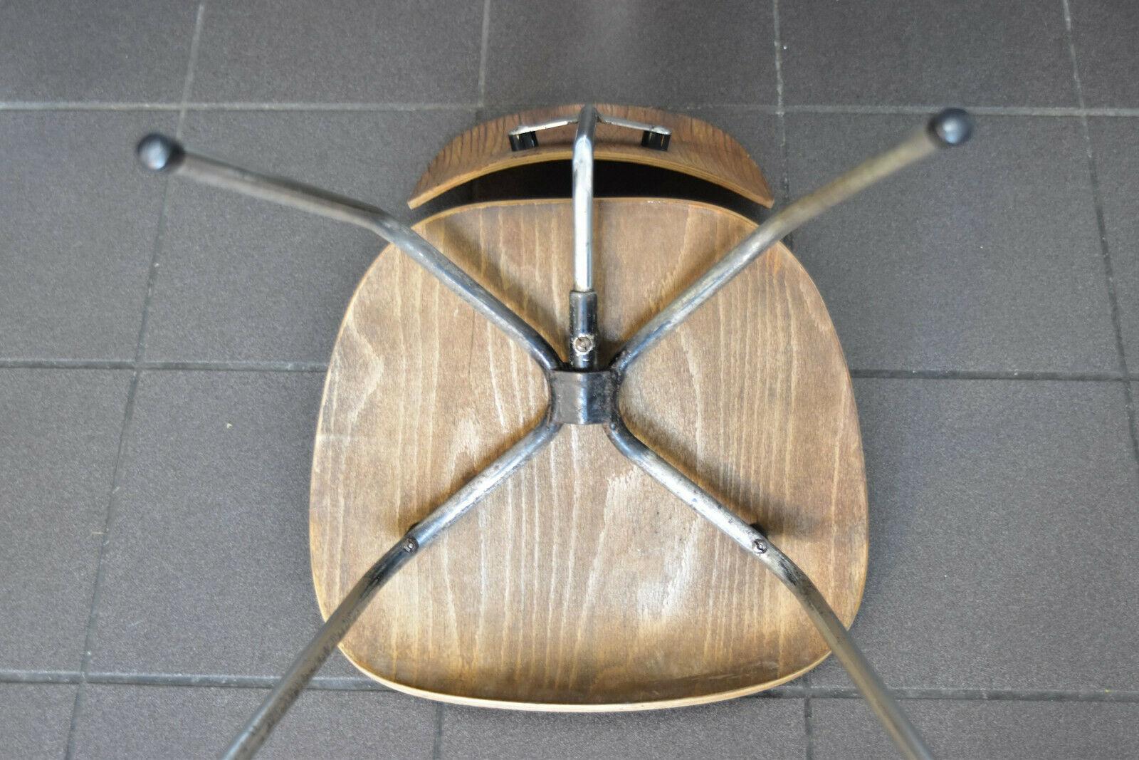 Metal Vintage 1960er SE 68 Chair Egon Eiermann Wilde & Spieth Made in Germany