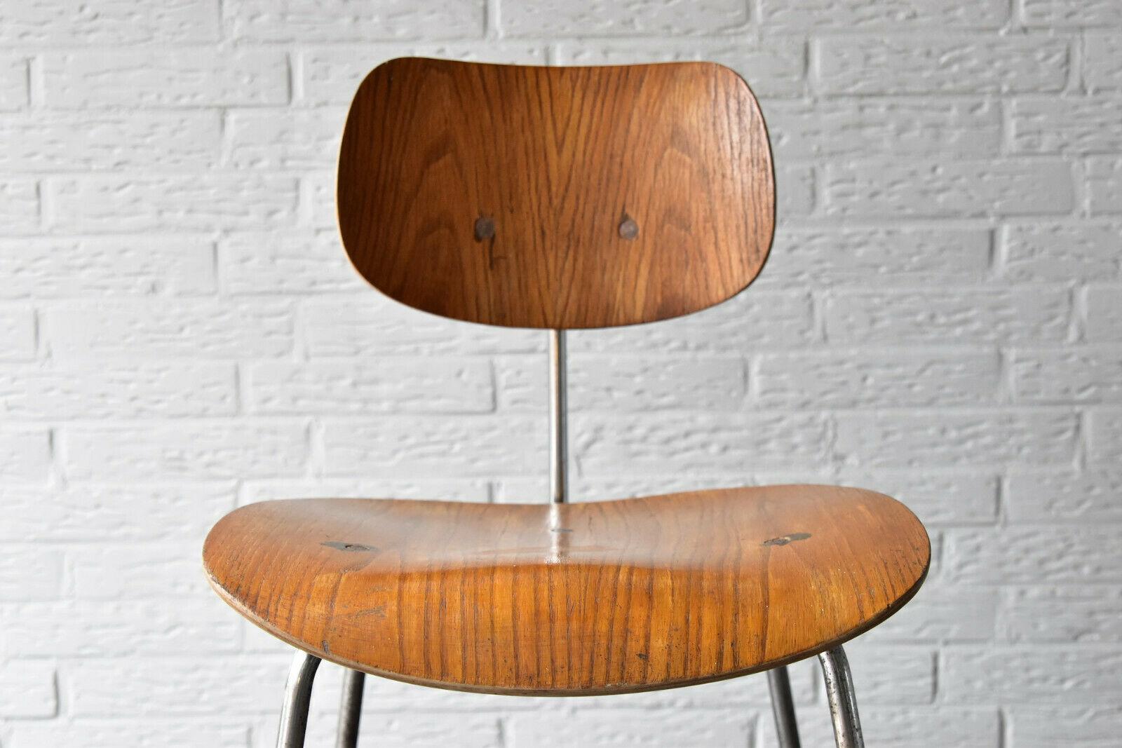 Vintage 1960er SE 68 Chair Egon Eiermann Wilde & Spieth Made in Germany 1