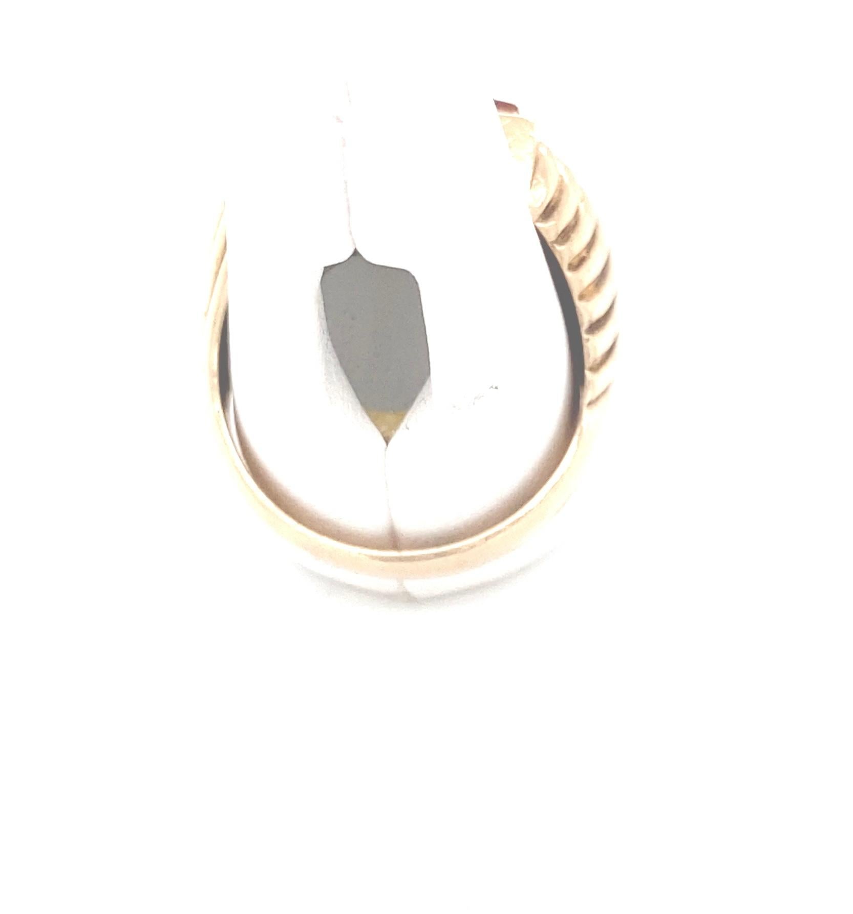 Vintage 1960s 10 Karat Yellow Gold Carnelian Intaglio Ring For Sale 2