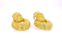 1960er Jahre 14 Karat Gold-Ohrringe