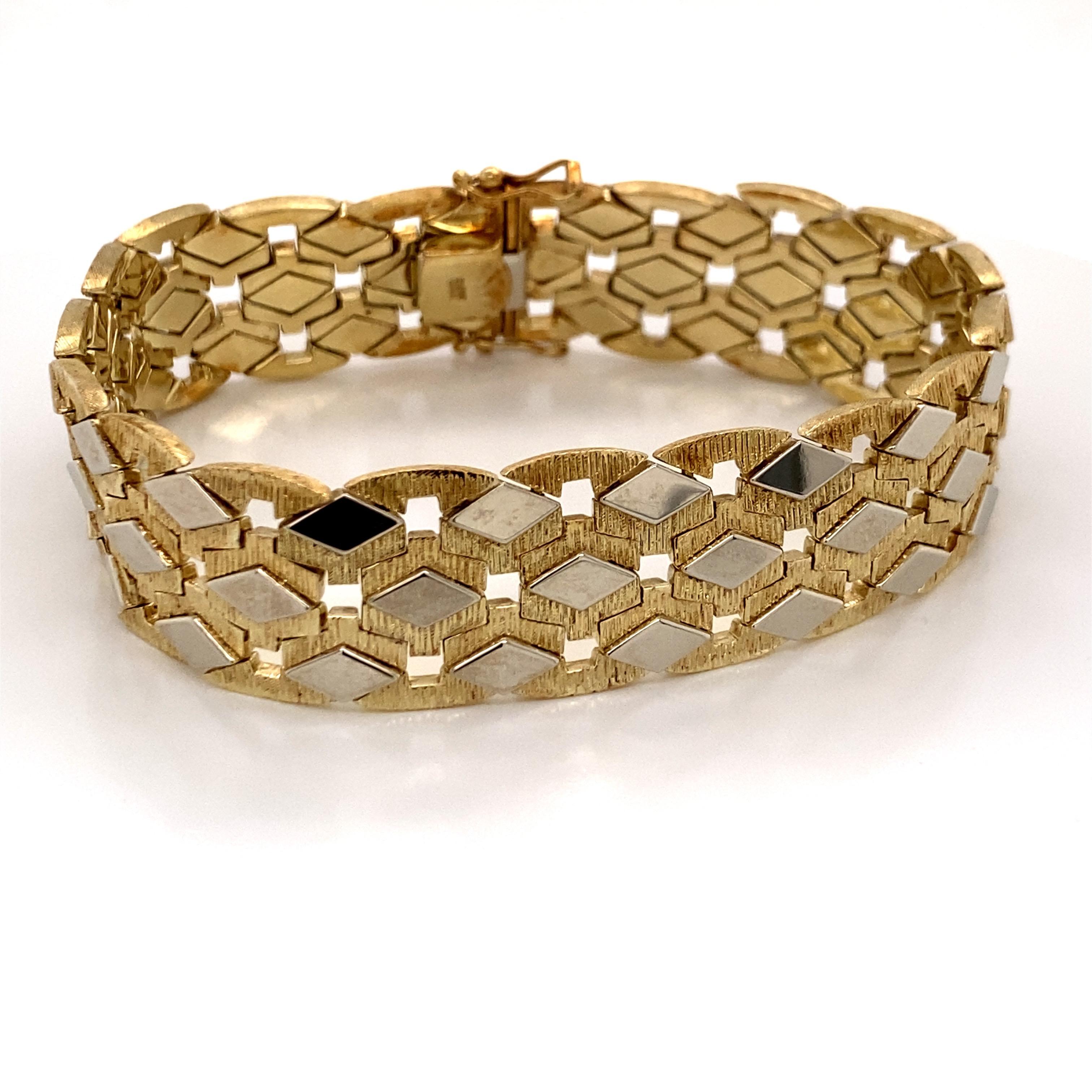 vintage 14k gold bracelets
