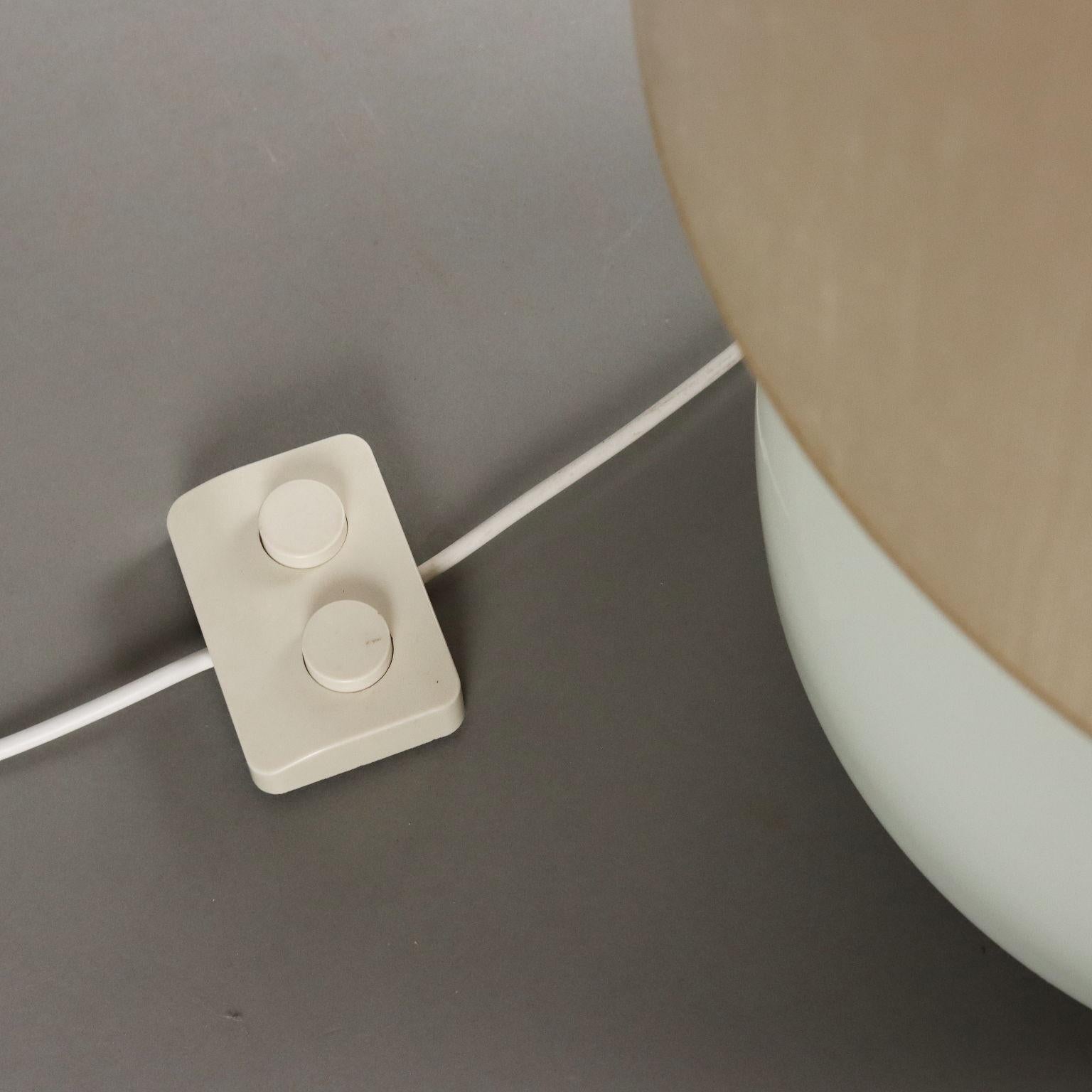 Vintage 1960s-70s Reggiani Table Lamp Glass Aluminium en vente 1