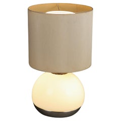 Vintage By 1960-70 Reggiani Lampada da tavolo vetro alluminio