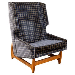 Vintage 1960s Adrian Pearsall Style Highback Mid Century Modern Lounge Chair