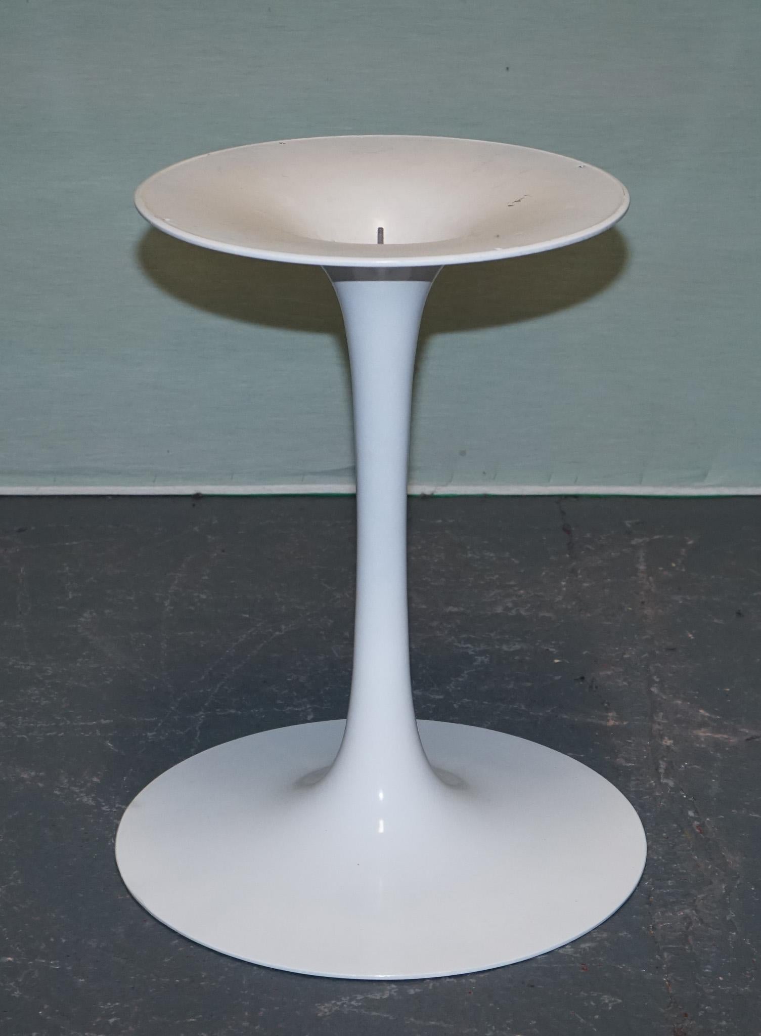 VINTAGE 1960er ARKANA TULIP Eßtisch mit Marmorplatte VON MAURICE BURKE im Angebot 3