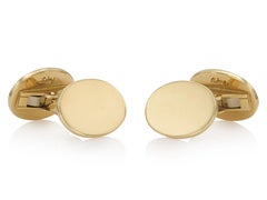 Gemelos de oro Asprey vintage de los años 60