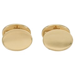 Vintage 1960s Asprey Gold Cufflinks
