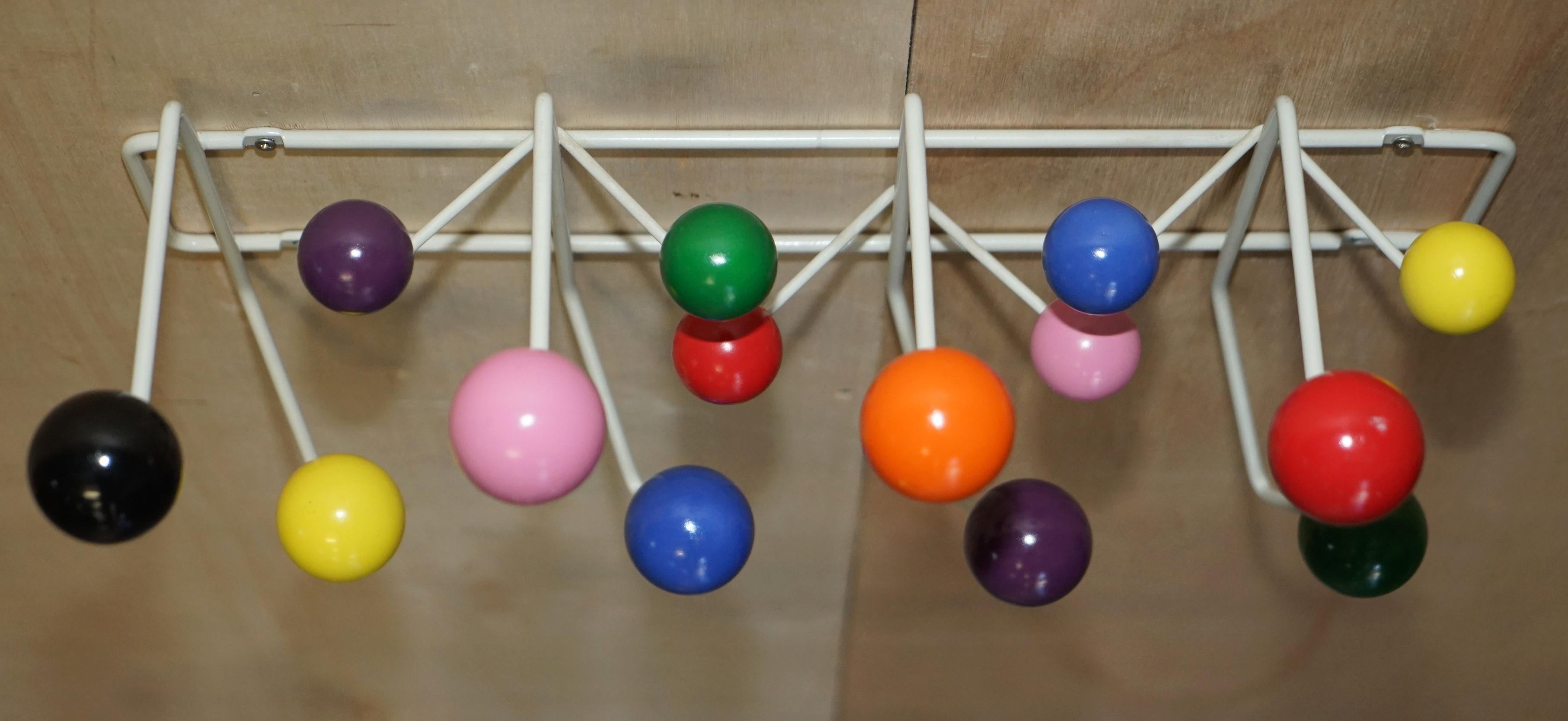 Vintage 1960's Atomic Coat Rack for Hats Scarves Coats & Gloves Very Space Age 7